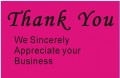 2 x 3" Shipping Labels - "Thank You"